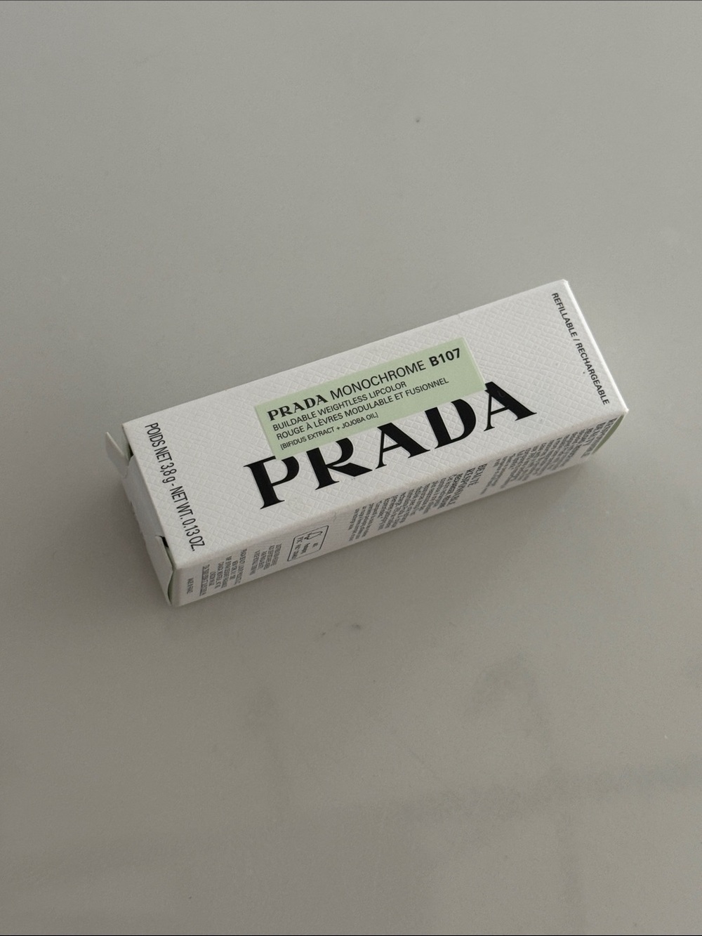New Prada Monochrome Soft Matte Lipstick - B107 Sedona - Picture 4 of 6